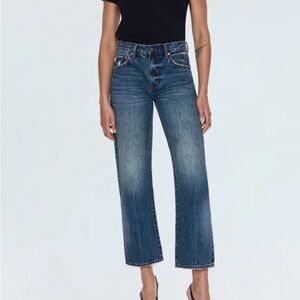 Pistola LEXI MID RISE BOWED STRAIGHT JEAN - ARTISAN